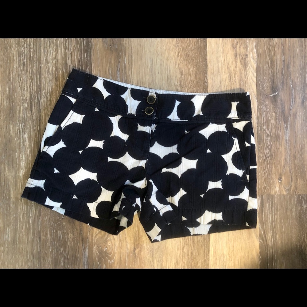 LOFT Black and white big polka dots shorts - Picture 4 of 5